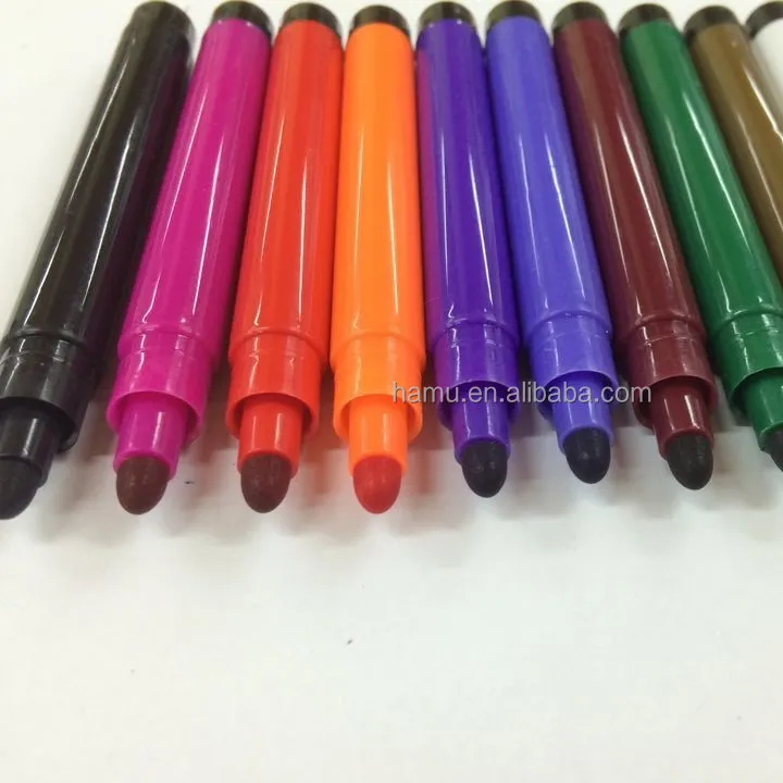 plastic 9 color-change pens+1 magic pen for kids