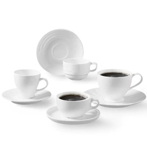3OZ 7OZ 10OZ in gres ceramica tazze caffè piattino ristorante set espresso tazza di porcellana in ceramica <span class=keywords><strong>per</strong></span> l'acqua del tè - Product Image 1