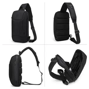 Mochila Ozuko 9759 Anti-Lost Sling, bolso de hombro cruzado multiusos, mochila de viaje para senderismo