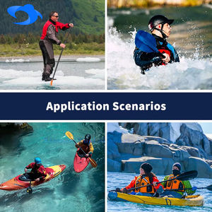 Drysuit <span class=keywords><strong>Pantalon</strong></span> imperméable et respirant Dry Top <span class=keywords><strong>Kayak</strong></span> Canoe Jacket Clothing for Whitewater Trouser Sailing Fishing Drytop - Product Image 5