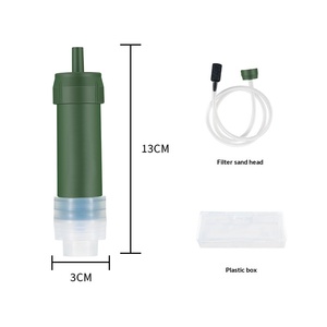 <span class=keywords><strong>Kit</strong></span> de survie d'urgence pour le camping, outil portable de purification de l'eau par paille - Product Image 4