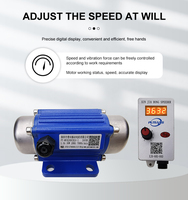 12V 24V 5KG 20KG 10W 15W 30W régulation de vitesse 3000 tr/min 7000 tr/min rotatif affichage numérique Mini DC Brushless Micro vibrateur moteurs