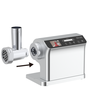 Picadora de Carne Automática para el Hogar de Alta Eficiencia con Motor de CA de 600W, Carcasa de Acero Inoxidable, Pantalla Táctil Completa y Gran Pantalla TFT - Product Image 6