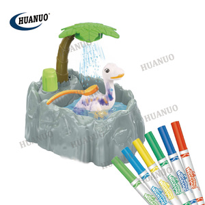 DIYペインティングクラフトキット再利用可能な着色動物ペットケア落書き描画バスタブゲーム植毛ペット落書きおもちゃ - Product Image 5