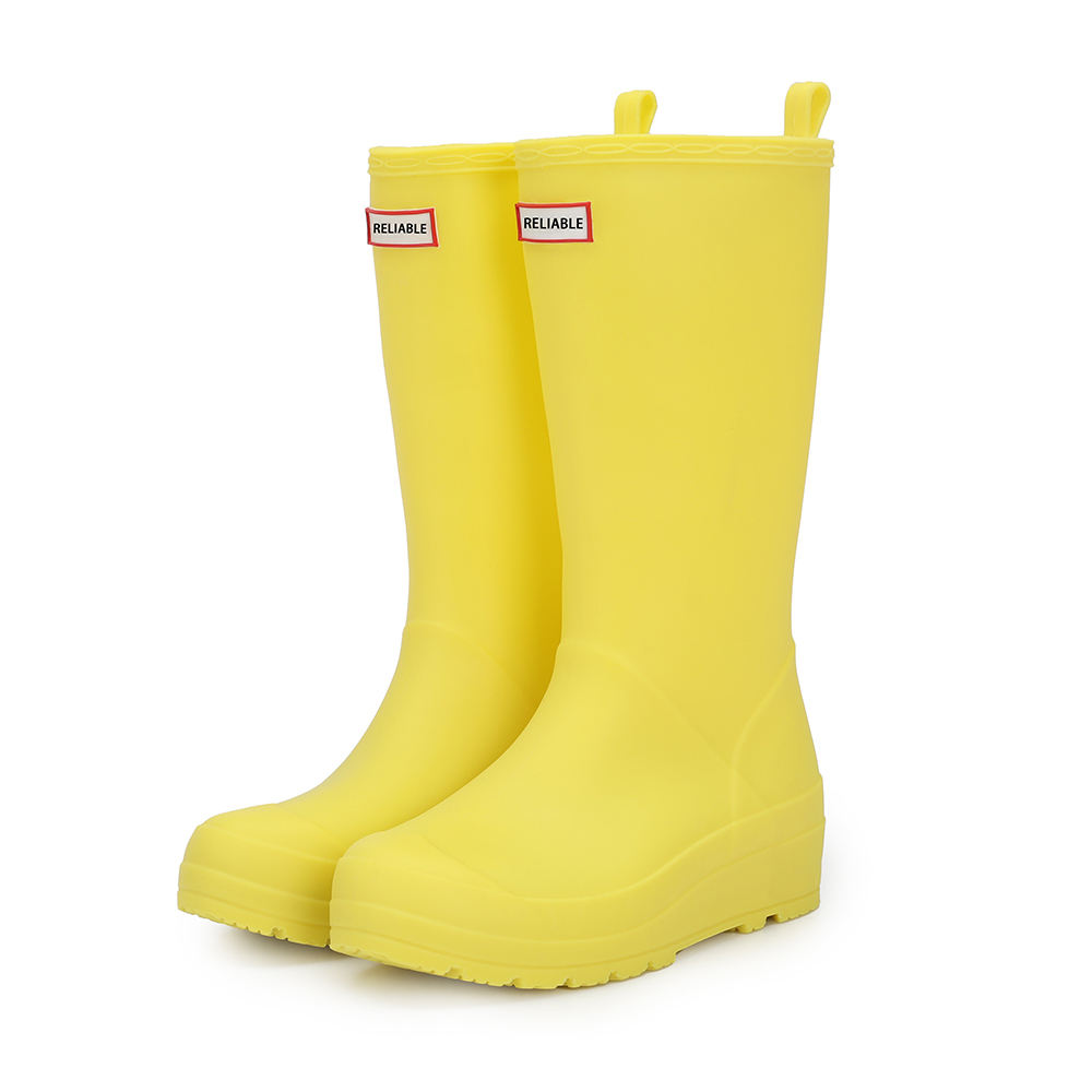 Moda uomo trasparenza pvc pioggia thailandia stivali di gomma per