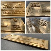 Machine de gravure CNC pour la micro-marquage à chaud de feuilles de cuivre et les matrices plates 2D en impression