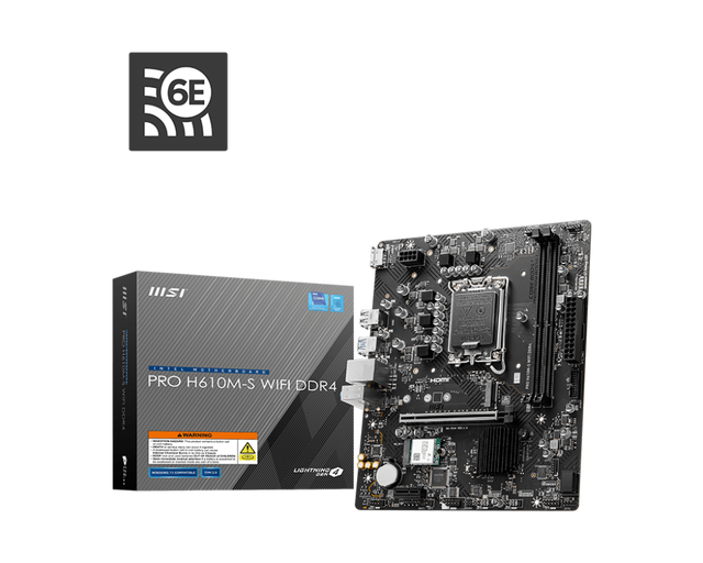 High Cost Performance MSI PRO H610M-S WIFI DDR4 Gaming Motherboard Support 12/13/14th CPU H610M Motherboard