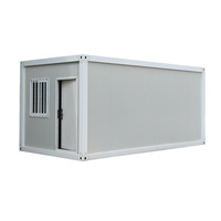 Maison conteneur détachable de 20 pieds, petites cabines préfabriquées, bureau mobile préfabriqué, dortoir extérieur à bas prix