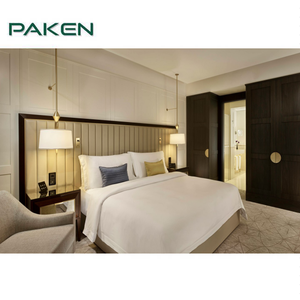 El más nuevo diseño de lujo doble cama de <span class=keywords><strong>Hotel</strong></span> de diseño moderno de muebles de <span class=keywords><strong>Hotel</strong></span> de 5 estrellas - Product Image 3