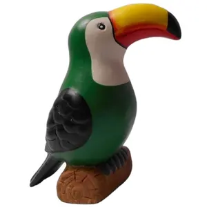 Papagaio colorido Cacatua Design 14 Polegada Table Top Escultura Estátua Estatueta Presentes & Artesanato