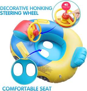 Asiento de bebé inflable de PVC ecológico para niños de <span class=keywords><strong>3</strong></span> <span class=keywords><strong>meses</strong></span> a <span class=keywords><strong>3</strong></span> años de edad - Product Image 3