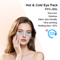 Novedades 2026, Productos de Tendencia Personalizados, Compresa Fría y Caliente Reutilizable para Ojos, Compresa de Gel de PVC, Compresa de Hielo para Debajo de los Ojos