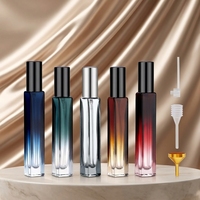Flacon de parfum rechargeable en verre, lot de 10 ml, vaporisateur de voyage portable, atomiseur vide pour distributeur de Cologne