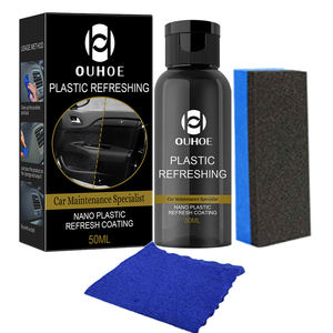 NIKO Agent Nettoyant et Rénovateur pour Plastiques Automobiles, Effet Rafraîchissant, Anti-Poussière, avec Éponge, 30ml - Product Image 1