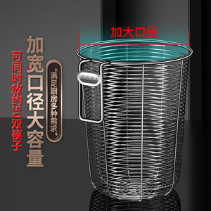 304 Stainless Steel Noodle Cooker Sieve Household Frying <b>Basket</b> With Hook Multi Purpose Draining Storage Cage - Product Image 4