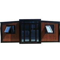 Villa d'expédition de 40 pieds et 20 pieds extensible 2 5 chambres à coucher Maison préfabriquée extensible en conteneur à vendre Maison préfabriquée pliante en acier