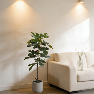 Ficus Artificiale in Plastica per Interni, Pianta di Ficus Banyan di Alta Qualità per Matrimoni e Cerimonie di Laurea - Product Image 4
