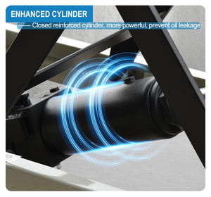 Proveedor Dorado Hangcha a Precio de Fábrica Mesa Elevadora de Tijera Hidráulica Manual de 1000 kg de Capacidad Pequeña Plataforma de Elevación - Product Image 5