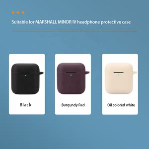 เหมาะสำหรับเคสหูฟัง <span class=keywords><strong>MARSHALL</strong></span> <span class=keywords><strong>Minor</strong></span> IV พร้อมตะขออุปกรณ์เสริมหูฟังไร้สายซิลิโคน - Product Image 3