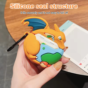 Étui de protection gaufré motif <span class=keywords><strong>Dragon</strong></span> de feu transfrontalier pour <span class=keywords><strong>AirPods</strong></span> Pro 3 et <span class=keywords><strong>AirPods</strong></span> 1/3/4 générations - Product Image 4