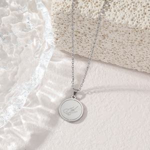 Eid Commemorative <strong>Coin</strong> <strong>Necklace</strong> with Zircon and Link Chain Stainless Steel Islamic Gift Jewelry for Men Women Wholesale - Product Image 2