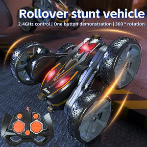 Coche RC AiJH con Tracción en las 4 Ruedas, Vehículo de Doble Cara con Luces, Control Remoto de 2.4G, Acrobacias, 5 Canales - Product Image 2