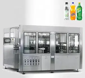 Automatic Small Bottle Beverage Mineral Water Juice Carbonated Drink Filling Machine Price