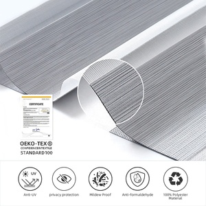 Persianas Enrollables Motorizadas Inteligentes <span class=keywords><strong>de</strong></span> Alta Calidad con Control Remoto, Aplicación <span class=keywords><strong>Google</strong></span> Tuya, Persianas Zebra Motorizadas para Ventanas, Opacas, Día y Noche - Product Image 2