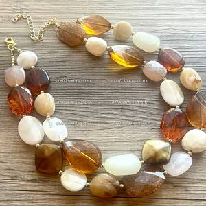 การออกแบบที่ไม่ซ้ํากันขายส่งโบฮีเมียนเพิร์ลสายรุ้งลูกปัดสร้อยคออะคริลิคเรซิ่น Handmade ไหปลาร้าโซ่ผู้หญิงแฟชั่นเครื่องประดับ - Product Image 4