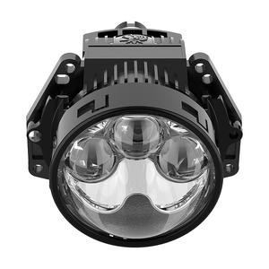 Lente de Proyector Bi-<span class=keywords><strong>LED</strong></span> OEM de 3 Pulgadas para Motocicleta y Piezas de Automóvil, Luz Alta y Baja de 65W, Corte Plano, Lente <span class=keywords><strong>LED</strong></span> de Tres Láseres - Product Image 2