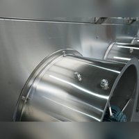 Refroidisseur d'air à double évacuation à faible bruit monté au plafond pour atelier de transformation alimentaire