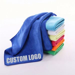 Wholesale Microfiber Car Wash Towel Soft Plush Double Sided Cleaning Cloth <b>Pad</b> Towel for Car Wash with Customized Logo - Product Image 1