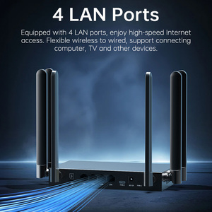 Bộ định tuyến plery r608 4G LTE Cat4 với wifi6 6 ăng ten 300Mbps WEp QoS để tăng cường kết nối - Product Image 3