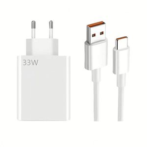 Portable USB Wall Charger QC3.0 US/EU <b>Plug</b> Charger Block 6A Cable Type C Charger Box - Product Image 1