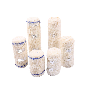 Venda de Fábrica de Vendajes de <span class=keywords><strong>Crep</strong></span>é de Alta Calidad: Vendaje Elástico de <span class=keywords><strong>Crep</strong></span>é de Spandex Médico - Product Image 1