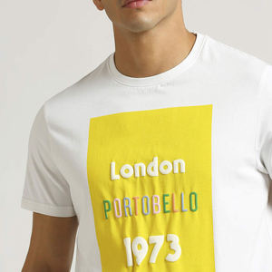 High Quality Heavy Weight Puff Print <b>Tshirt</b> Custom 100% Cotton Men t Shirt - Product Image 3