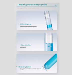 Tubos de Criopreservación Celular, Almacenamiento Estéril de Nitrógeno Líquido, para Uso en Laboratorio - Product Image 5