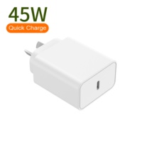 AU 45W Fast Charge Wall Charge Phone Adapter QC 3.0 Type-c Port pour ipad Xiaomi Samsung Gan Charger