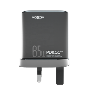 MOXOM ผลิตภัณฑ์ใหม่ ที่ชาร์จเร็ว 65W <span class=keywords><strong>Super</strong></span> <span class=keywords><strong>Si</strong></span> <span class=keywords><strong>Quick</strong></span> <span class=keywords><strong>Charger</strong></span> เทคโนโลยี USB Type C สำหรับ Mac Book แล็ปท็อป ที่ชาร์จ USB C - Product Image 1