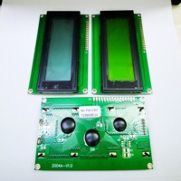 Modul LCD Karakter LCM2004 20x4 Putih/Kuning di Atas Latar Belakang Hitam 5V/3.3V Panel IPS LED Backlight Direct-Lit untuk Printer 3D