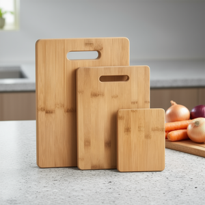 Juego de tablas de cortar de bambú Orrizen, rectangulares, de 2.0 cm de grosor, aptas para lavavajillas, para uso en cocina, hogar y restaurante. - Product Image 2