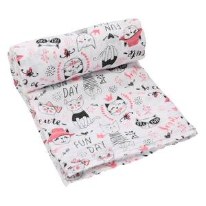 100% coton nouveau-né bébé Swaddle <span class=keywords><strong>couverture</strong></span> douce mousseline Swaddle couvertures 47 "X 47" grand blanc de réception - Product Image 5