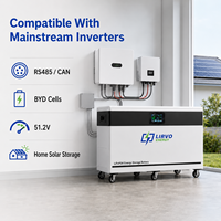 Paquete de Baterías Lifepo4 de 48v y 15kwh de LIRVO a Precio de Mayoreo, Batería de Litio para Sistema Solar Híbrido de 10kw, Almacenamiento de Energía Doméstica