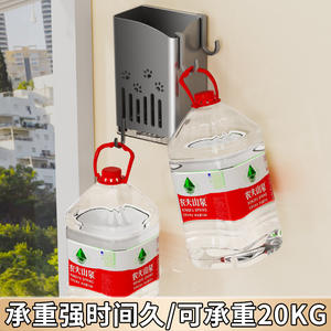 ที่วางตะเกียบติดผนังแบบไม่ต้องเจาะรู ทรงสี่เหลี่ยม พร้อมที่ระบายน้ำ แห้งเร็ว กล่องเก็บของอเนกประสงค์ในครัว พร้อมตะขอ - Product Image 5