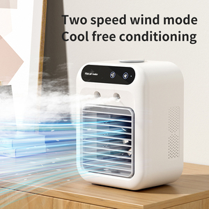 Enfriador de Aire Portátil Silencioso para Escritorio, Mini Aire Acondicionado Recargable con 2 Velocidades de Viento - Product Image 5
