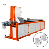 Máquina automática de corte de rollos de papel con sierra de cinta para taller de fábrica de pañuelos, máquina cortadora de rollos gigantes para toallas de cocina
