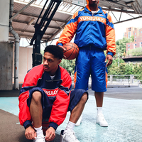 Ensemble coupe-vent personnalisé YYSY avec logo, veste zippée et short en nylon, ensemble deux pièces pour hommes