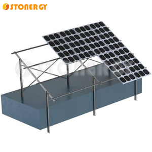 Système de montage au sol en acier haute résistance avec résistance <span class=keywords><strong>à</strong></span> la corrosion pour les centrales solaires - Product Image 1