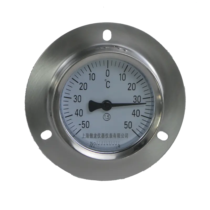 Yüksek kaliteli alt tipi trafo bimetal termometreler termometre serisi endüstriyel paslanmaz çelik bimetalik termometre