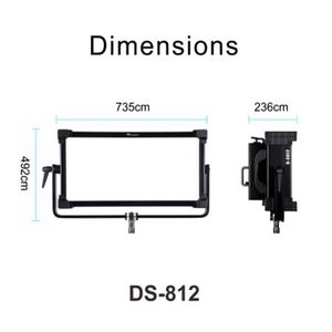 Fotografía Falcon Eyes 400W Película de video profesional Iluminación de estudio LED RGB para informes de producción y entrevistas - Product Image 3